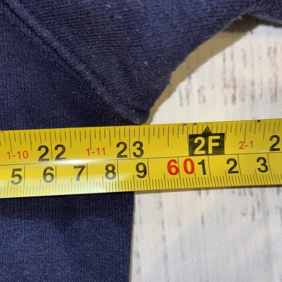 Vintage Steve and Barrys US Navy Sweatshirt Mens XL Blue Yellow Pullover - Picture 4 of 6